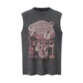 Sunset Guitar Printed Tank Top