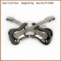 Guitar belt buckle Music belt buckle Western denim casual belt buckle