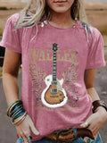 T-shirt women WALLEN guitar print