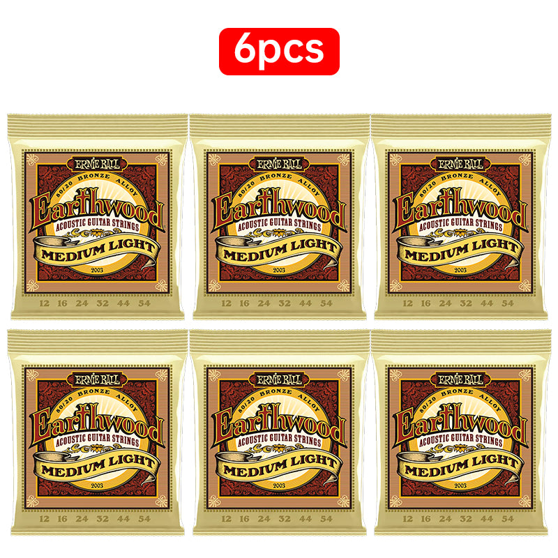 6 sets of Ernie Ball 2003-2008Folk strings，2403-2409classical strings for electric & acoustic guitars