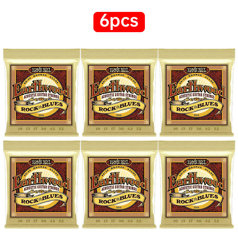 6 sets of Ernie Ball 2003-2008Folk strings，2403-2409classical strings for electric & acoustic guitars
