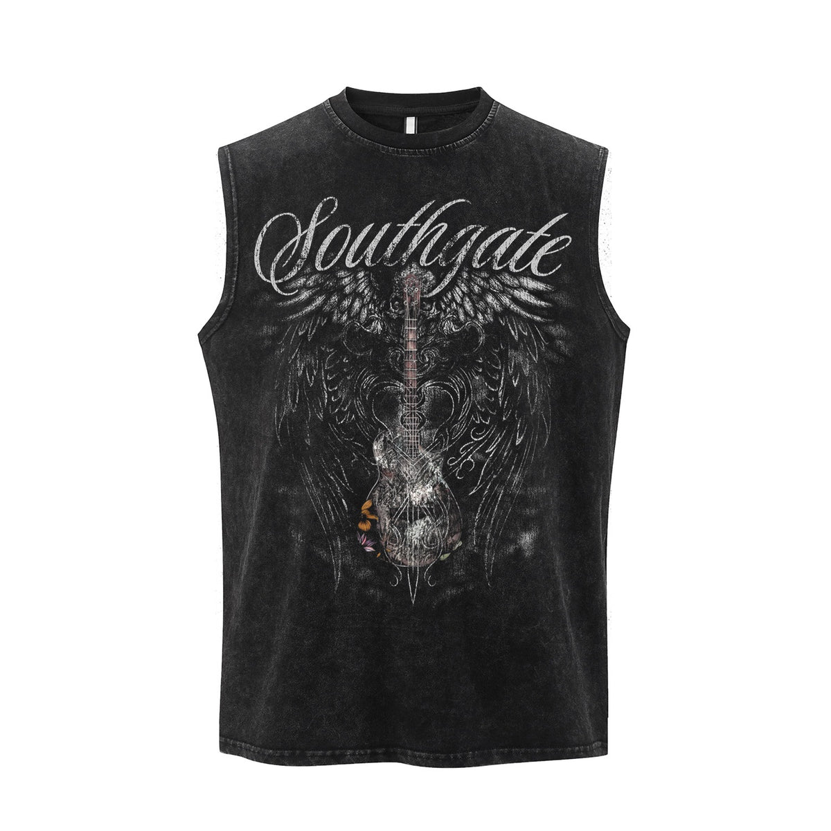 Guitar wing printed vest