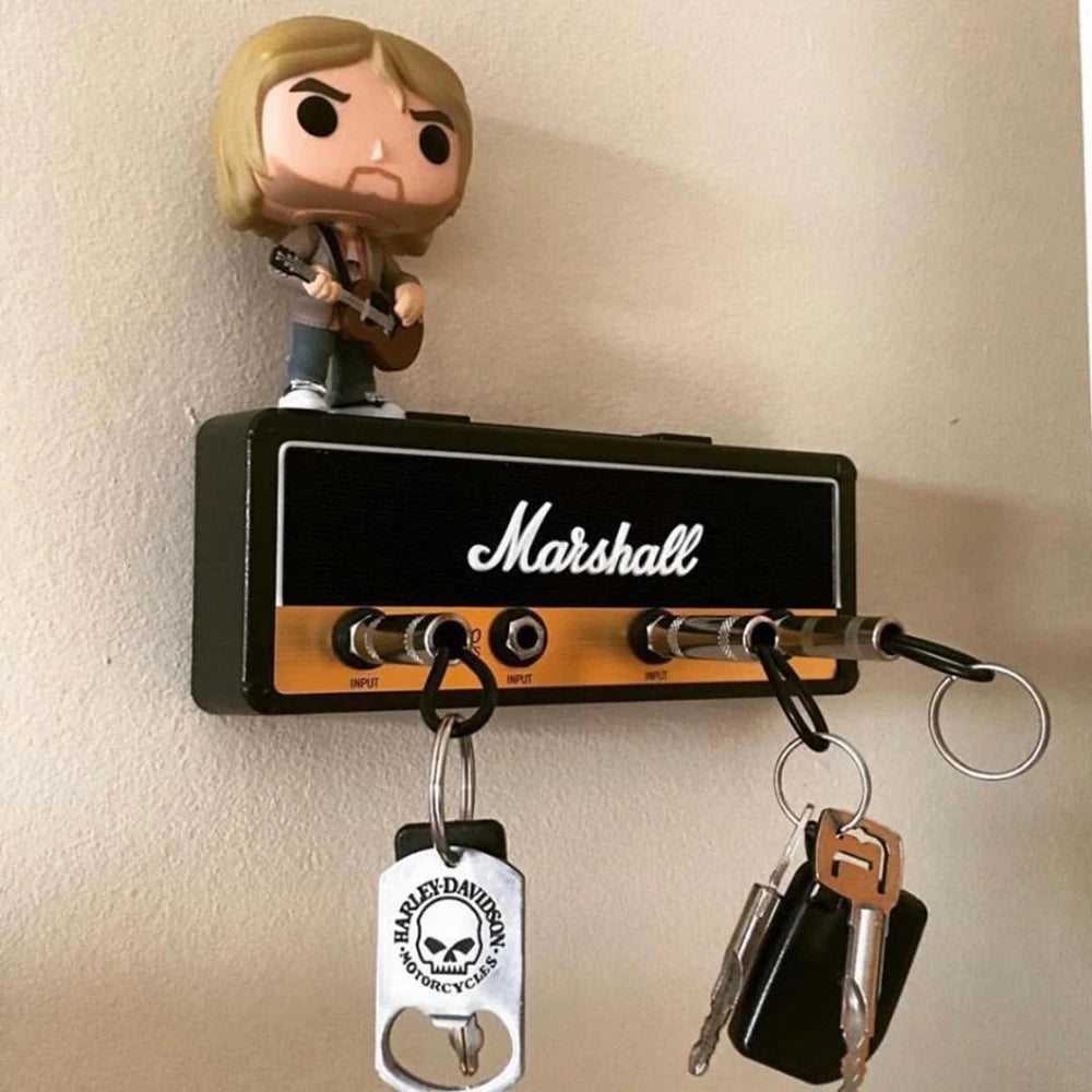 IR3 Key Storage Marshall Guitar Keychain Holder Wall Electric Key Rack Amp Vintage Amplifier JCM800 Standard Gift